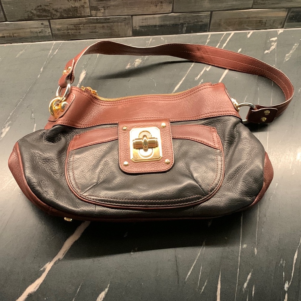 All Leather Black and Brown